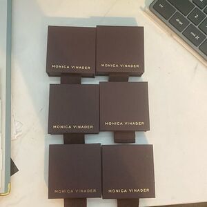 Monica Vinader 2x2 Empty Jewelry Boxes & Pouches 8 boxes